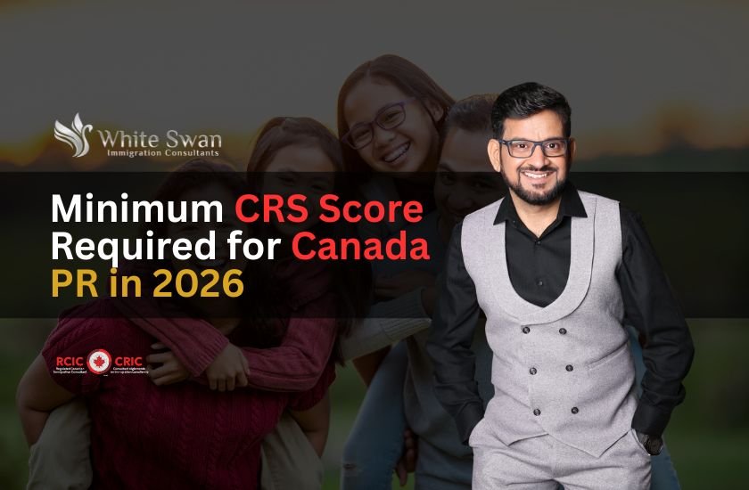 CRS score chart showing minimum CRS score required for Canada PR in 2026